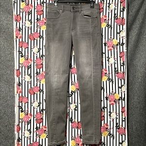 Express distressed grey high rise stretch jegging, women 4R